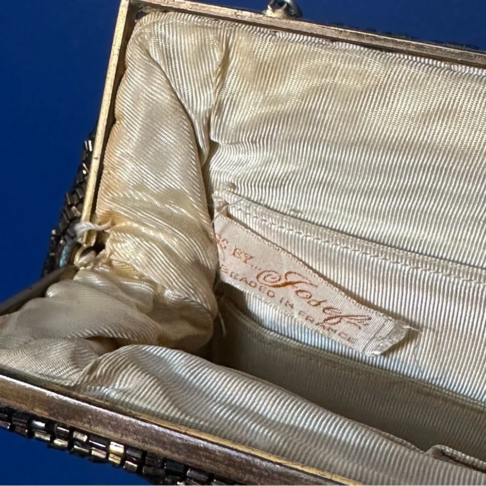 VTG Bags by Josef Collectors Brown HandBeaded Clutch